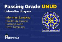 passing grade UNUD