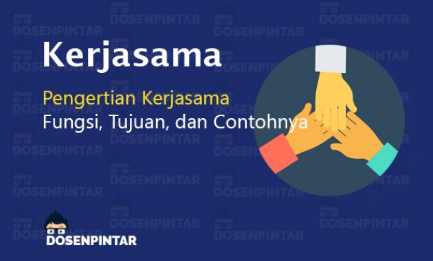 Berikan Tiga Contoh Perwujudan Kerjasama Dalam Lingkungan