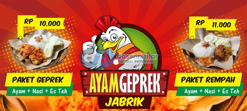 Contoh Iklan Produk Ayam Geprek - My Ads