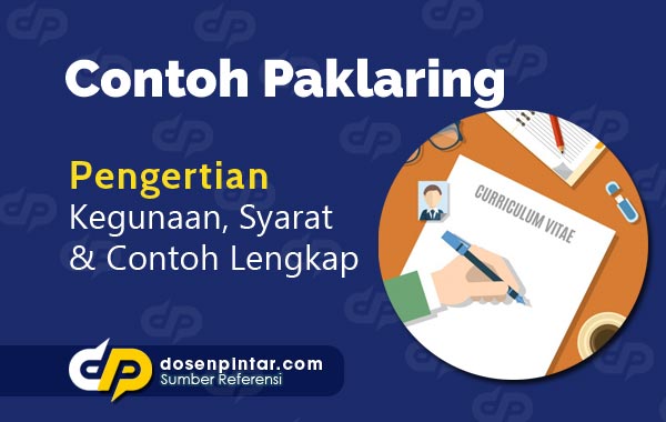 Contoh Paklaring Format Lengkap Dan Terbaru Dosentar 