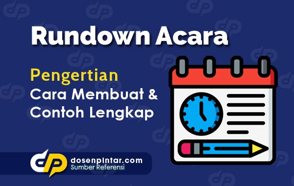 Contoh Rundown Acara