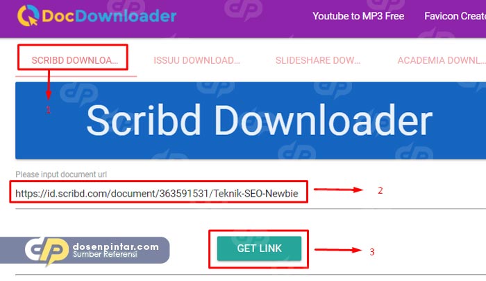 Cara Download File di Scribd