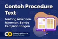 Contoh Procedure Text