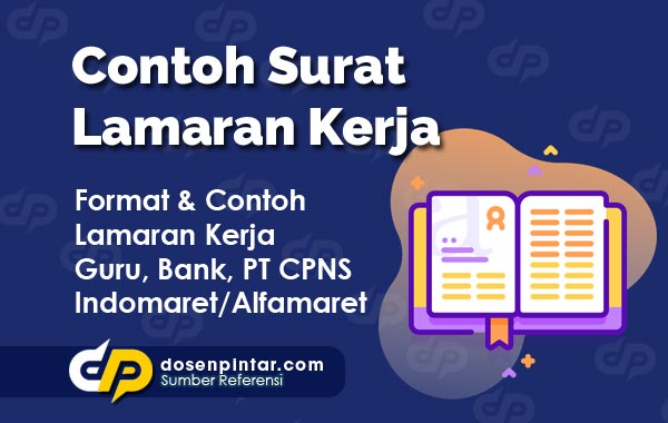 Contoh Surat Lamaran Kerja Dosenpintar Com