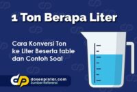 1 Ton Berapa Liter
