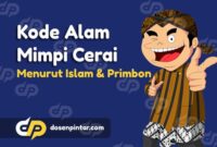 Kode Alam Mimpi Cerai