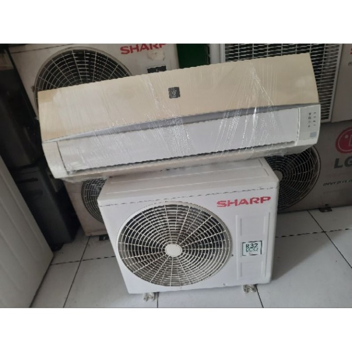 Jual AC Sharp 1/2pk, 3/4pk, 1pk Second bergaransi. Unit Only | Shopee ... Harga AC Sharp 1/2 PK hingga 2 PK Terbaru